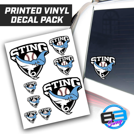 Southwest Sting Baseball - Logo Vinyl Decal Pack - 83Swag
