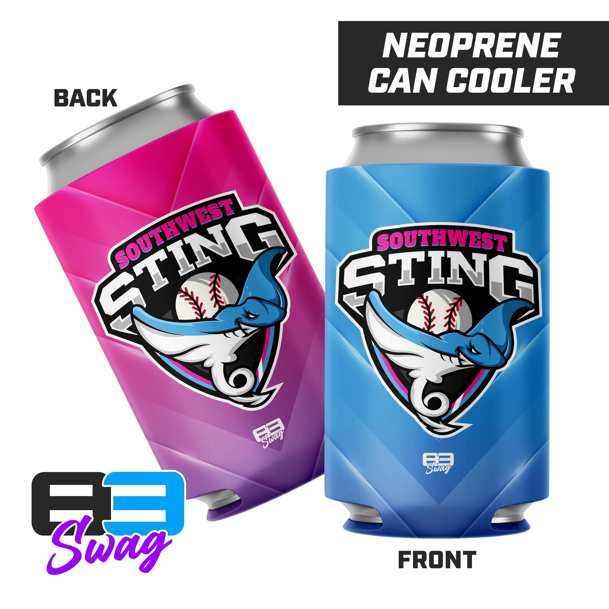 Southwest Sting Baseball - PINK 2024 Edition - Can Cooler - 83Swag