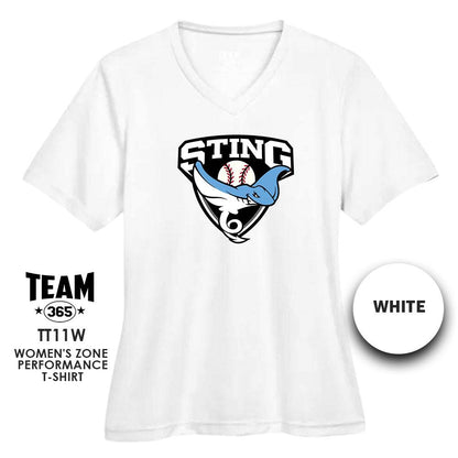 Southwest Sting Baseball V1 - Cool & Dry Performance Women's Shirt - MULTIPLE COLORS AVAILABLE - 83Swag