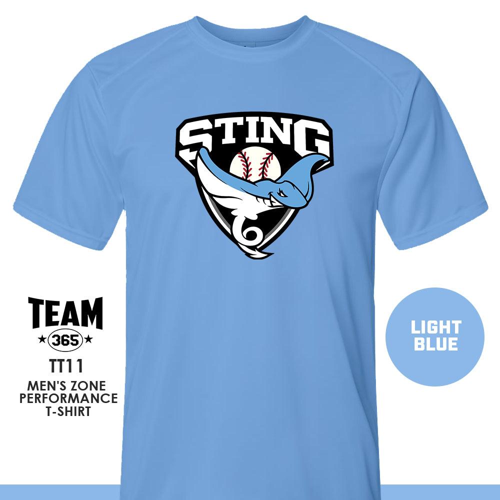 Southwest Sting Baseball V1 - Crew - Performance T-Shirt - MULTIPLE COLORS AVAILABLE - 83Swag