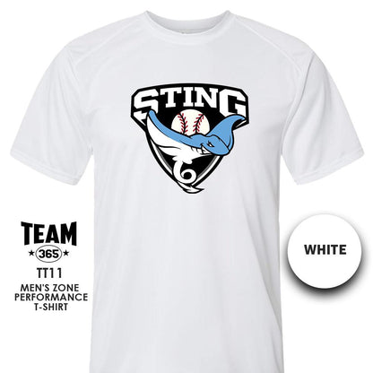 Southwest Sting Baseball V1 - Crew - Performance T-Shirt - MULTIPLE COLORS AVAILABLE - 83Swag