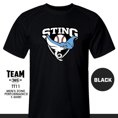 Southwest Sting Baseball V1 - Crew - Performance T-Shirt - MULTIPLE COLORS AVAILABLE - 83Swag