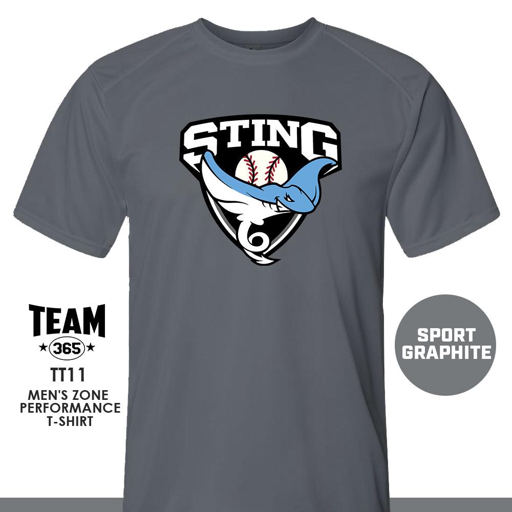 Southwest Sting Baseball V1 - Crew - Performance T-Shirt - MULTIPLE COLORS AVAILABLE - 83Swag