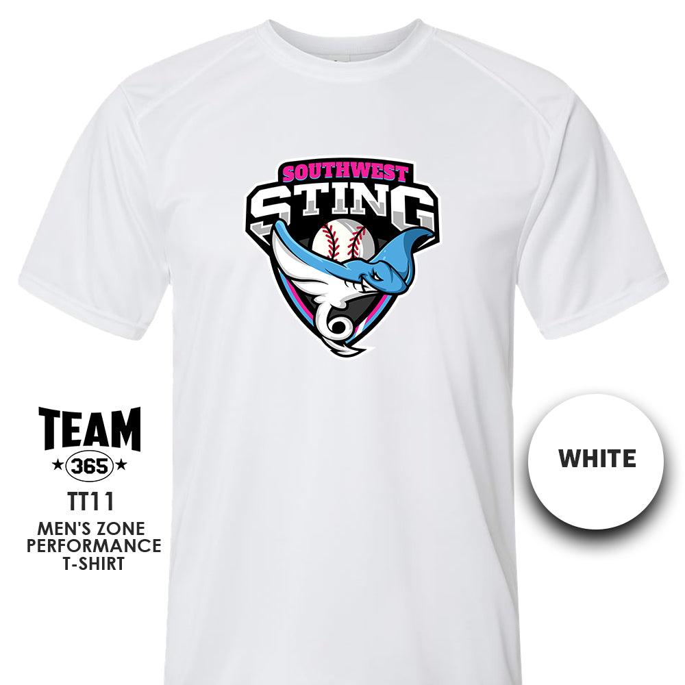 Southwest Sting Baseball V2 - Crew - Performance T-Shirt - MULTIPLE COLORS AVAILABLE - 83Swag