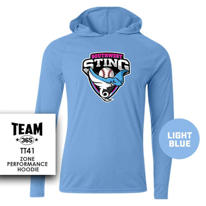 Southwest Sting Baseball V2 - Lightweight Performance Hoodie - MULTIPLE COLORS - 83Swag