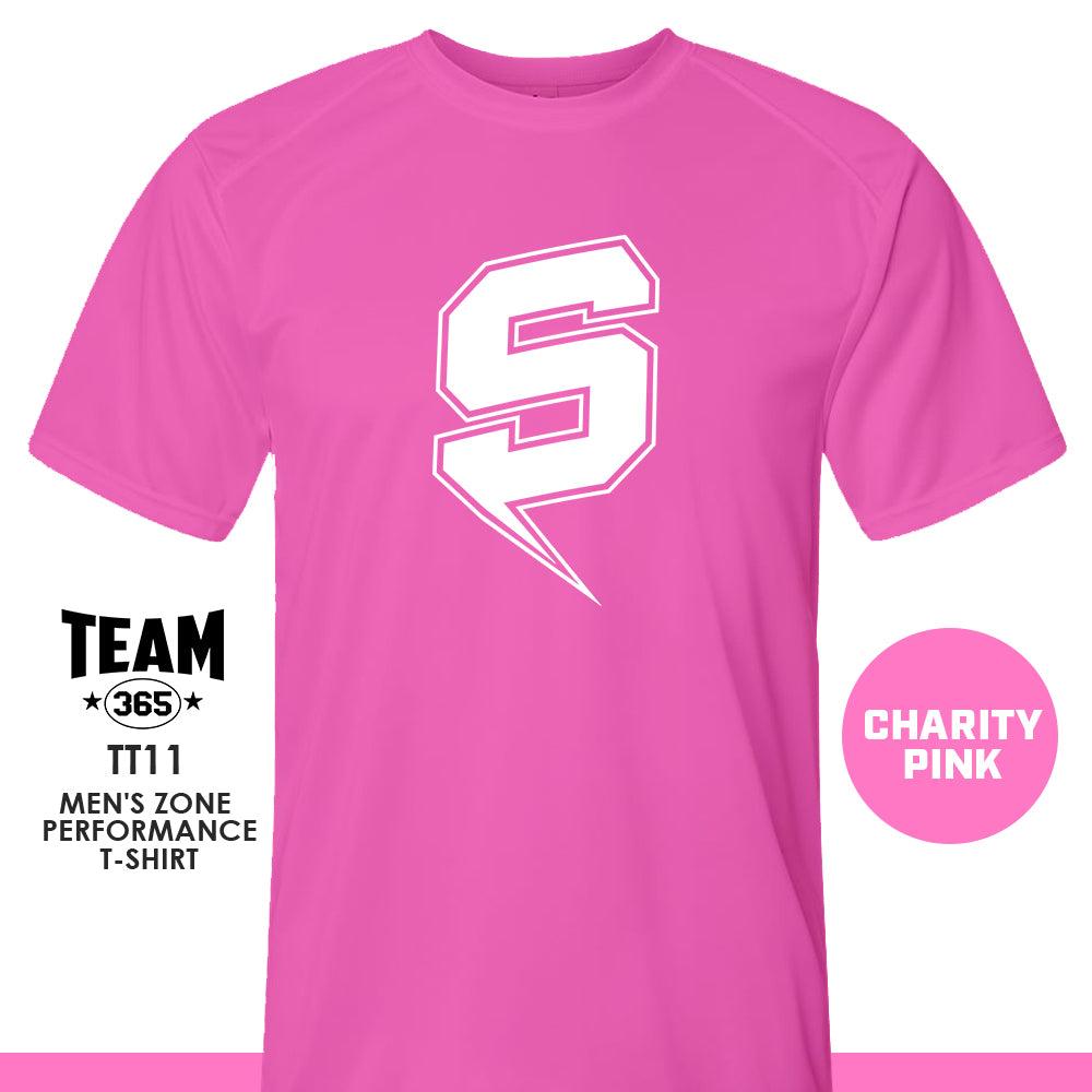 Southwest Sting Baseball V3 - CHARITY PINK - Crew - Performance T-Shirt - 83Swag