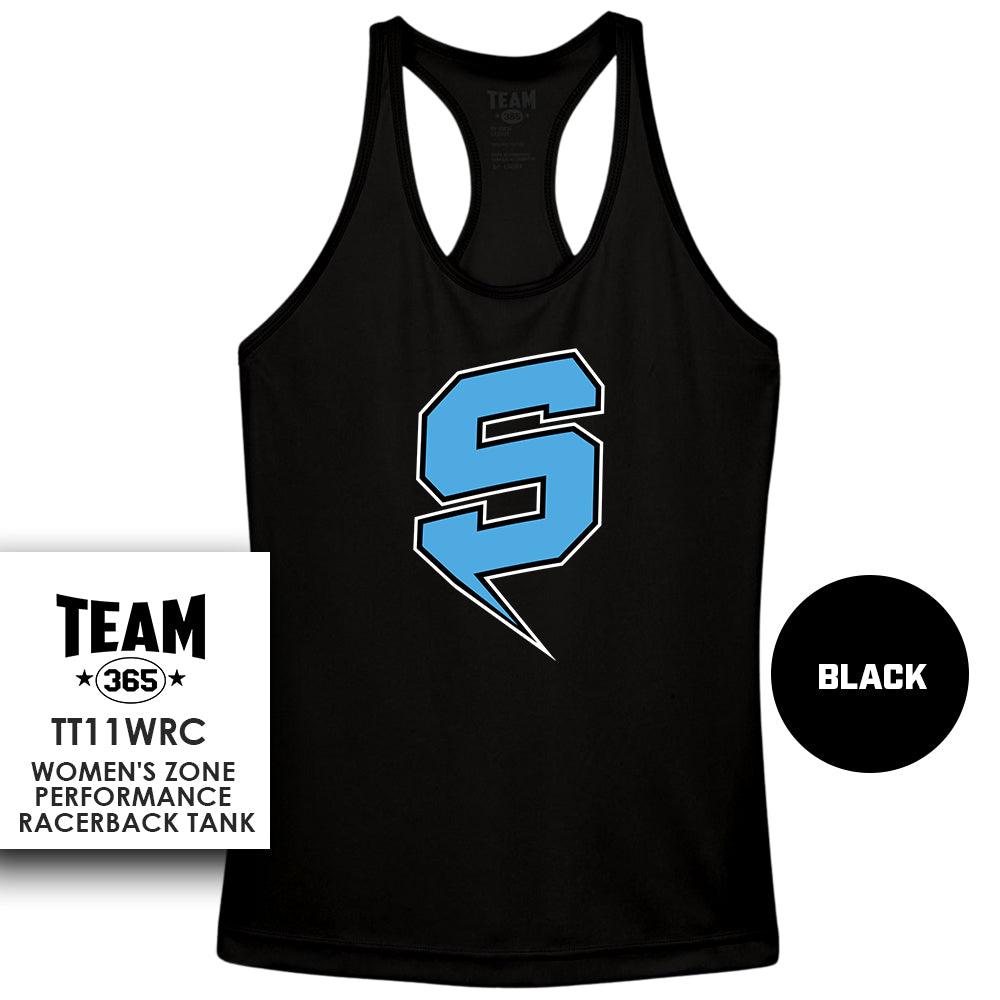 Southwest Sting Baseball V3 - Performance Women’s Racerback T - MULTIPLE COLORS AVAILABLE - 83Swag