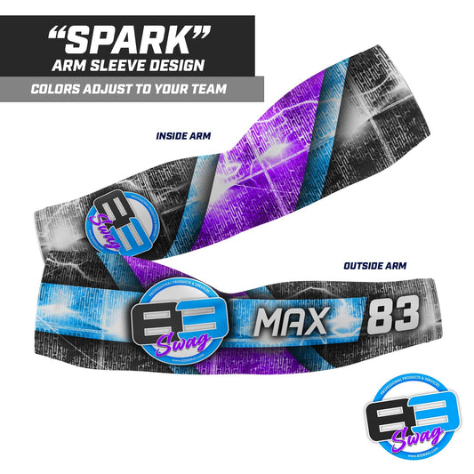 SPARK Design - Custom Arm Sleeve - Supply Your Team Logo & Colors! - 83Swag