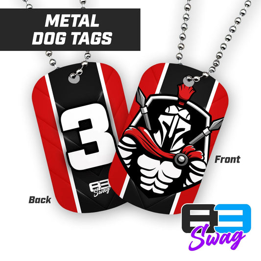 Spartans Baseball 2024 Edition - Double Sided Dog Tags - Includes Chain - 83Swag