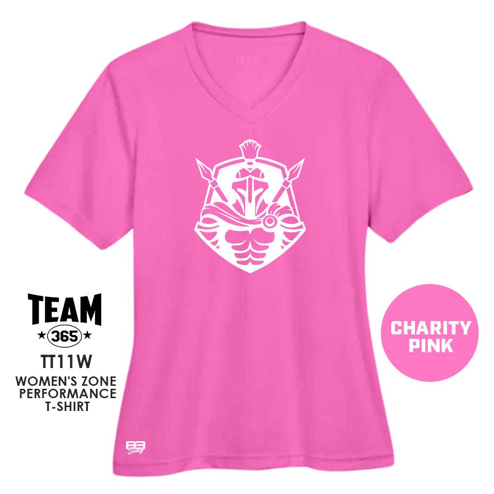 Spartans Baseball - CHARITY PINK - Cool & Dry Performance Women's Shirt - 83Swag