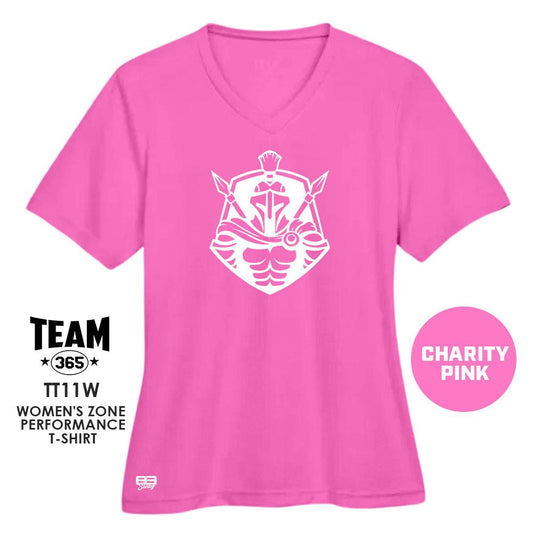 Spartans Baseball - CHARITY PINK - Cool & Dry Performance Women's Shirt - 83Swag