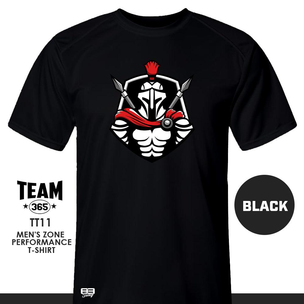 Spartans Baseball - Crew - Performance T-Shirt - MULTIPLE COLORS AVAILABLE - 83Swag