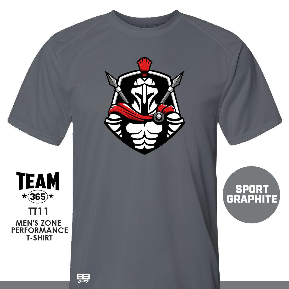 Spartans Baseball - Crew - Performance T-Shirt - MULTIPLE COLORS AVAILABLE - 83Swag