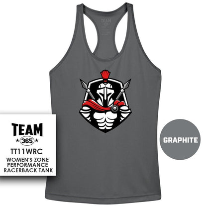 Spartans Baseball - Performance Women’s Racerback T - MULTIPLE COLORS AVAILABLE - 83Swag