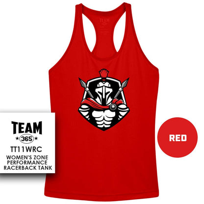 Spartans Baseball - Performance Women’s Racerback T - MULTIPLE COLORS AVAILABLE - 83Swag