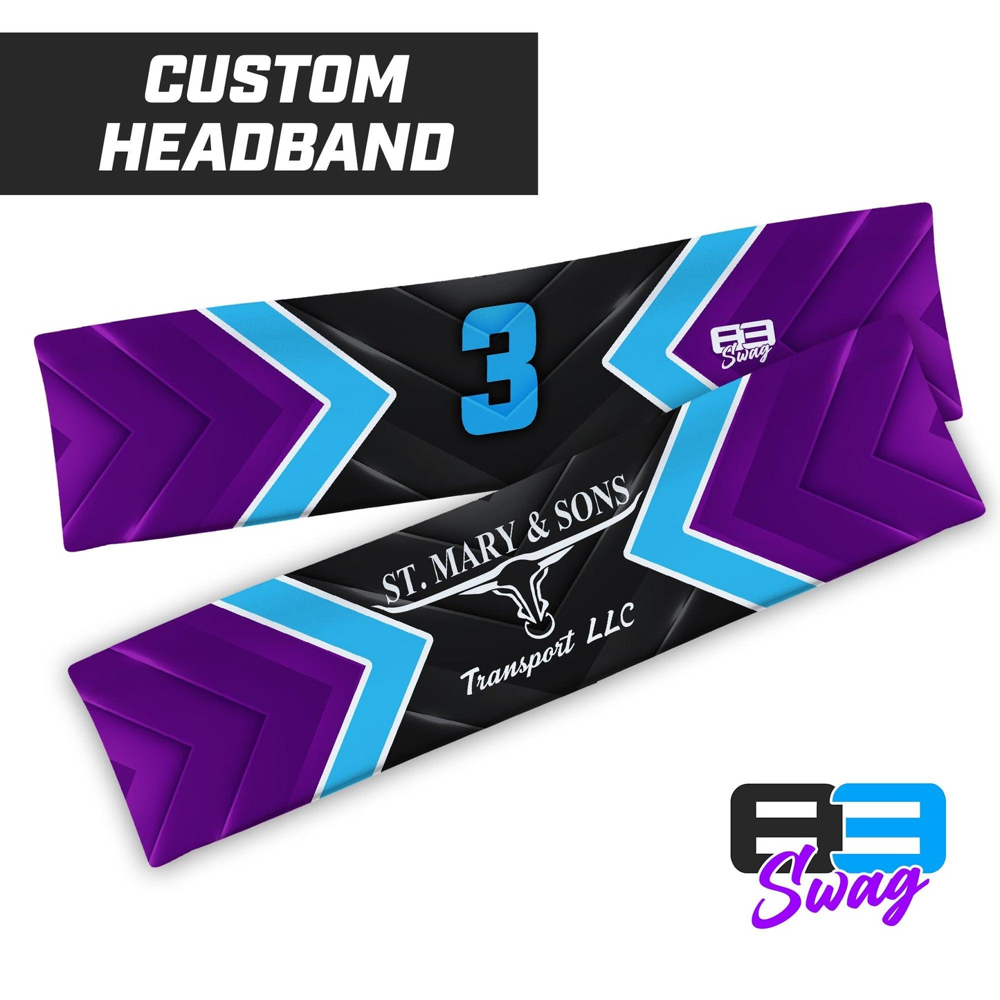 St. Mary & Sons Transport LLC Softball 2024 Edition - Headband - 83Swag