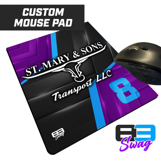 St. Mary & Sons Transport LLC Softball 2024 Edition - Mouse Pad - 83Swag