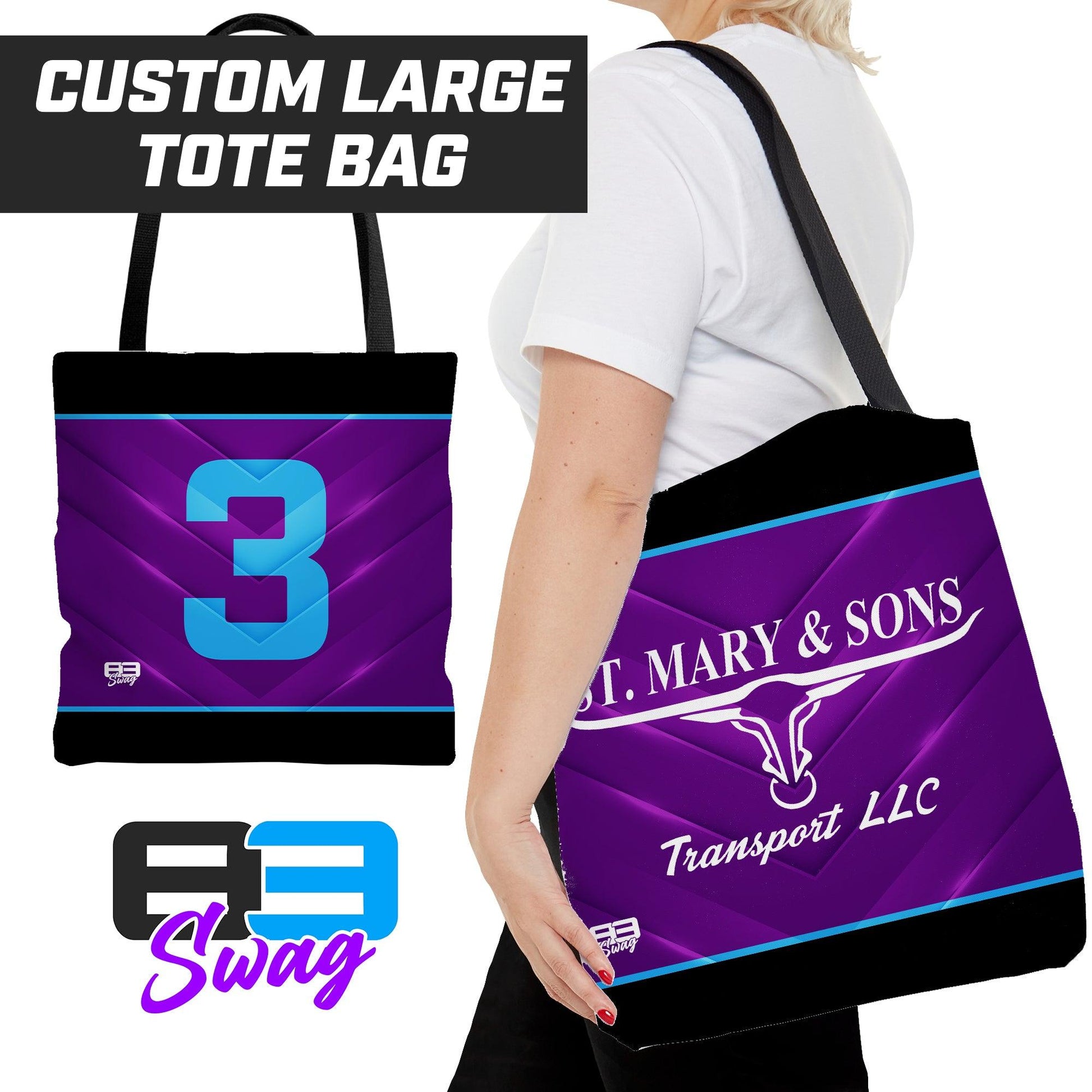 St. Mary & Sons Transport LLC Softball 2024 Edition - Tote Bag - 83Swag