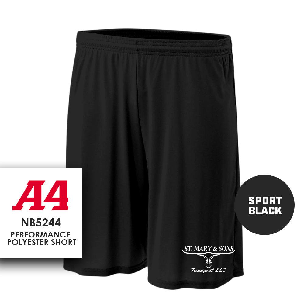 St. Mary & Sons Transport LLC Softball - Performance Shorts - MULTIPLE COLORS - 83Swag