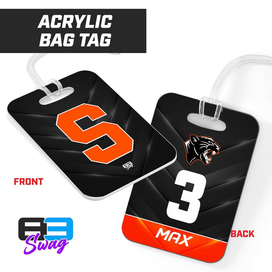 Stockbridge Panthers - Hard Acrylic Bag Tag - 83Swag