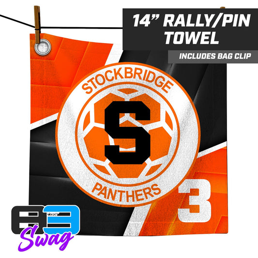 Stockbridge Soccer - 14"x14" Rally Towel - 83Swag