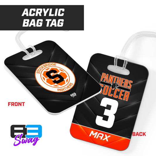 Stockbridge Soccer - Hard Acrylic Bag Tag - 83Swag