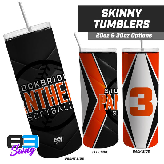 Stockbridge Softball - 20oz & 30oz Skinny Tumbler - 83Swag