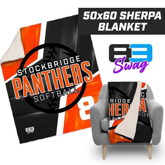 Stockbridge Softball - 50”x60” Plush Sherpa Blanket - 83Swag