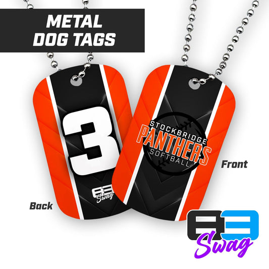 Stockbridge Softball - Double Sided Dog Tags - Includes Chain - 83Swag