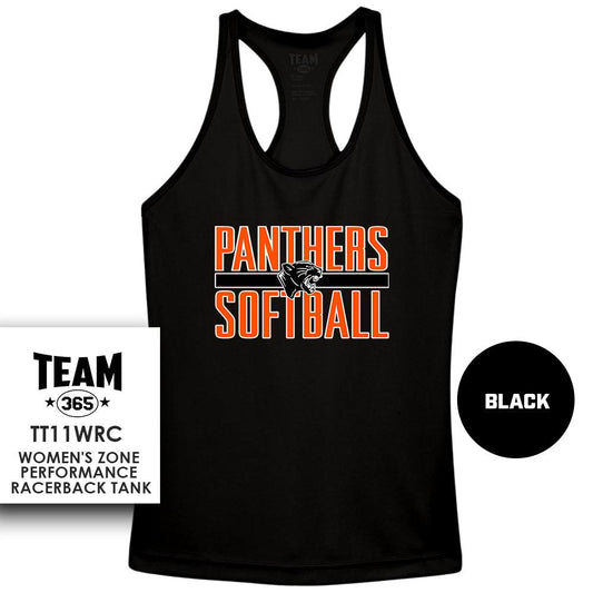 Stockbridge Softball V1 - Performance Women’s Racerback T - MULTIPLE COLORS AVAILABLE - 83Swag