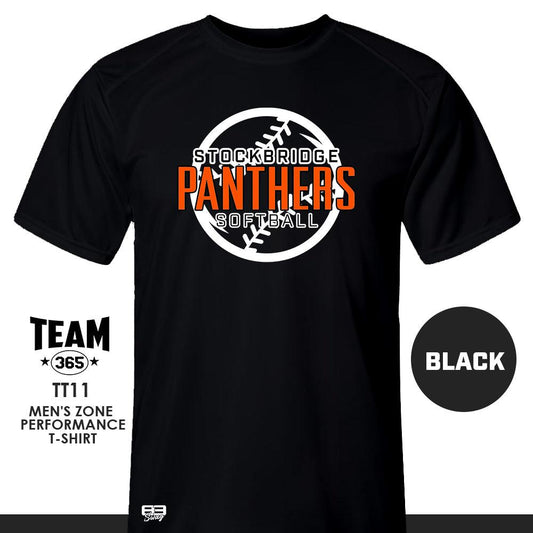 Stockbridge Softball V4 - Crew - Performance T-Shirt - MULTIPLE COLORS AVAILABLE - 83Swag