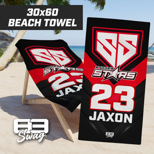 Stokes Stars - 30"x60" Beach Towel - 83Swag