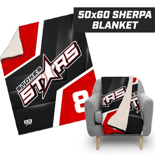 Stokes Stars - 50”x60” Plush Sherpa Blanket - 83Swag