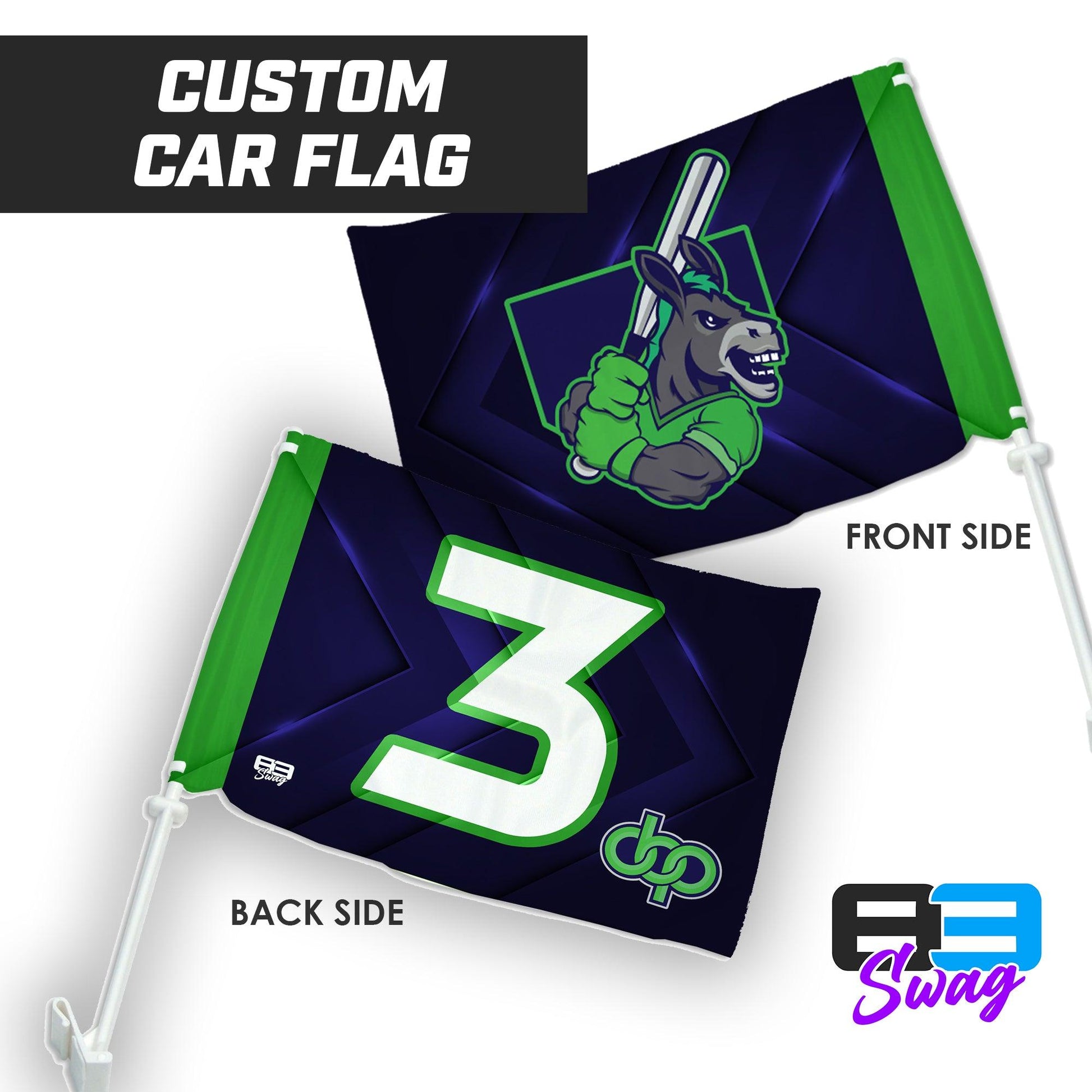 Swamp Donkeys 2024 Edition - Car Flag - 83Swag