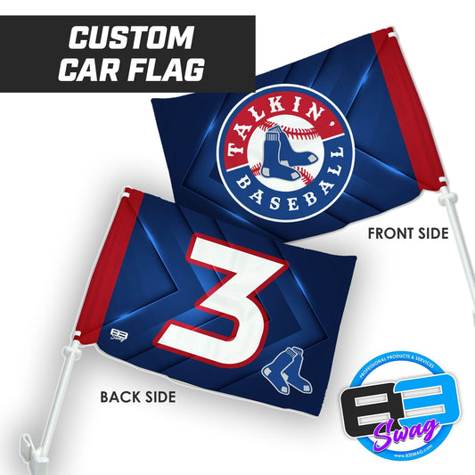 Talkin' Baseball - Car Flag - 83Swag