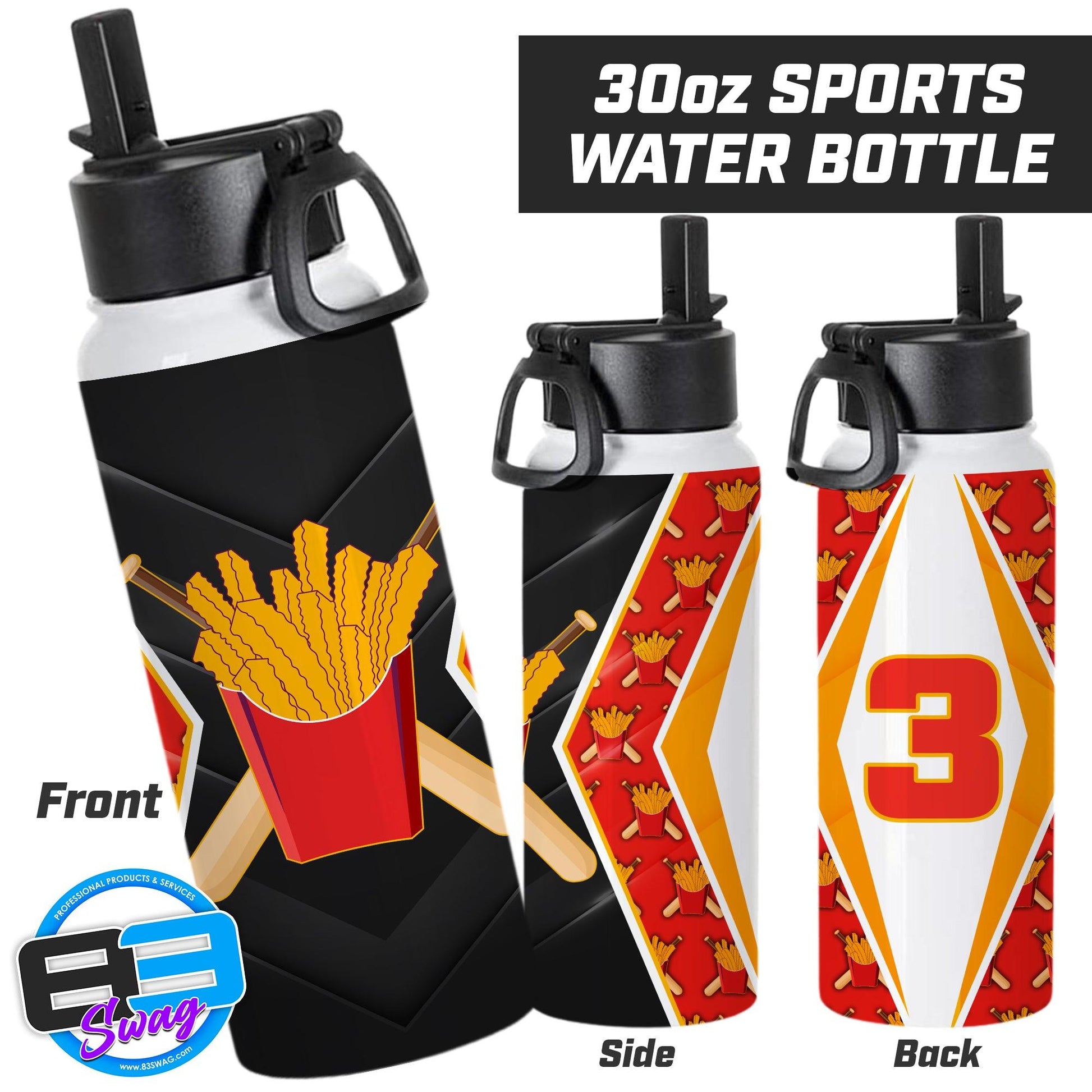 Team Rally Fries Baseball - 30oz Sports Tumbler - 83Swag