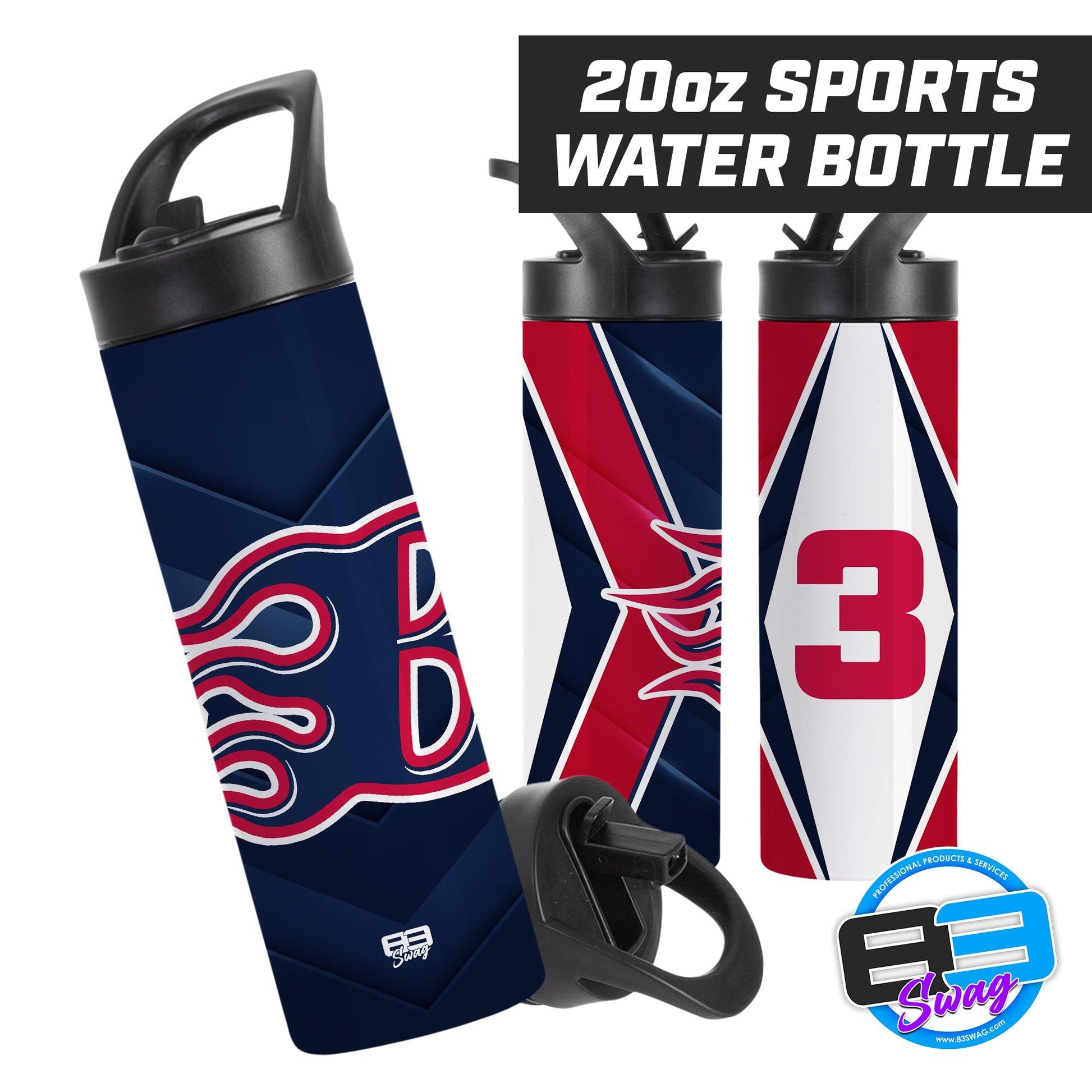 Texas Blaze 2k13 Drury Softball - 20oz Sports Tumbler - 83Swag