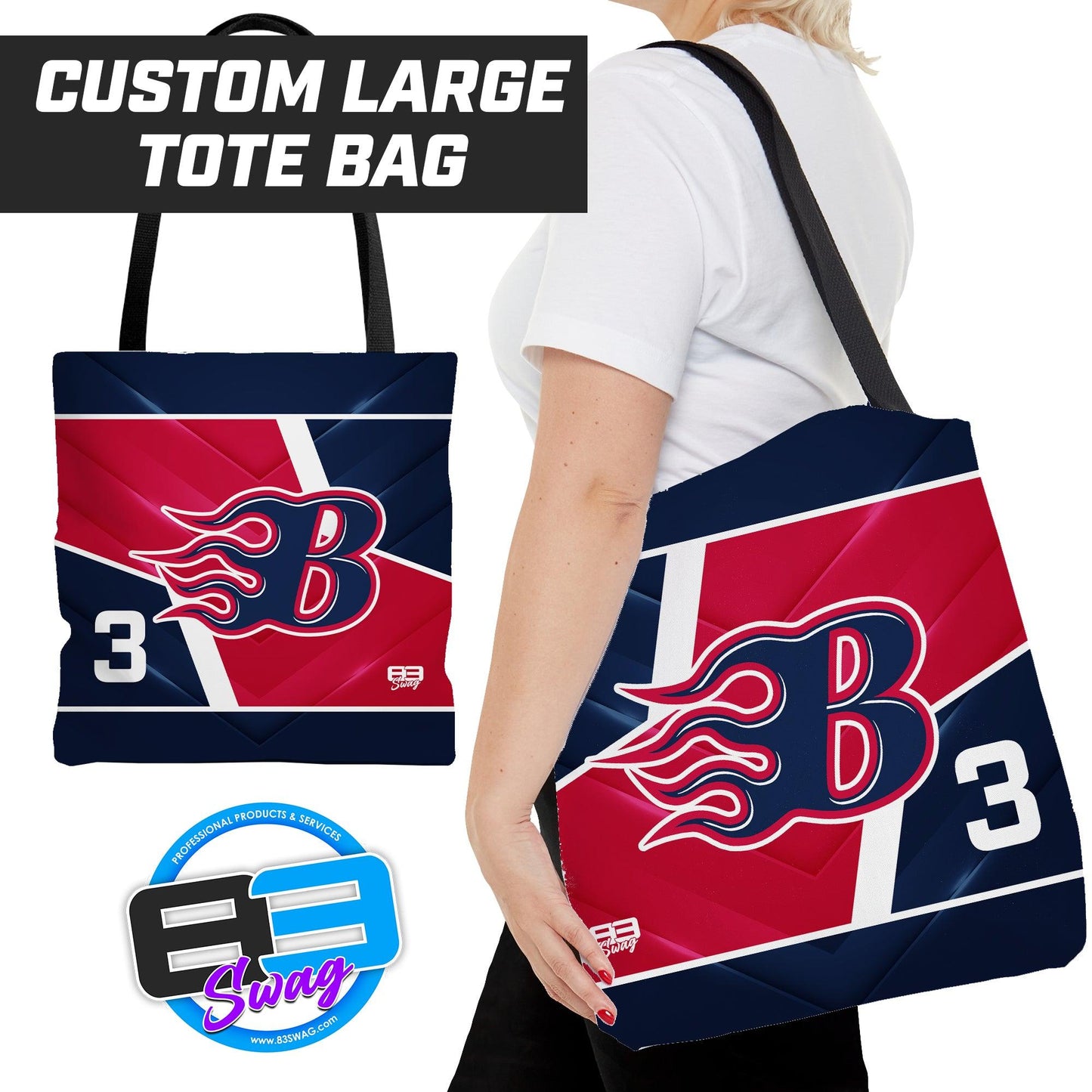 Texas Blaze 2k13 Drury Softball - Tote Bag - 83Swag