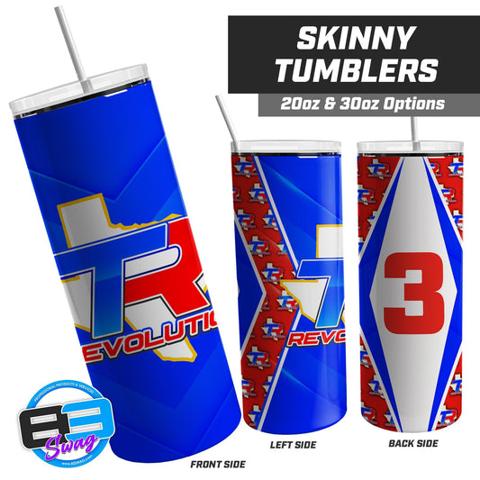 Texas Revolution Softball - 20oz & 30oz Skinny Tumbler - 83Swag