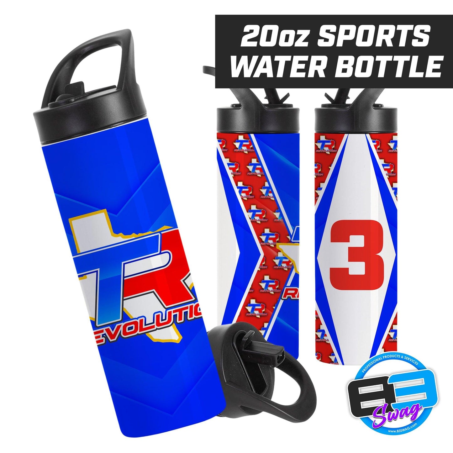 Texas Revolution Softball - 20oz Sports Tumbler - 83Swag