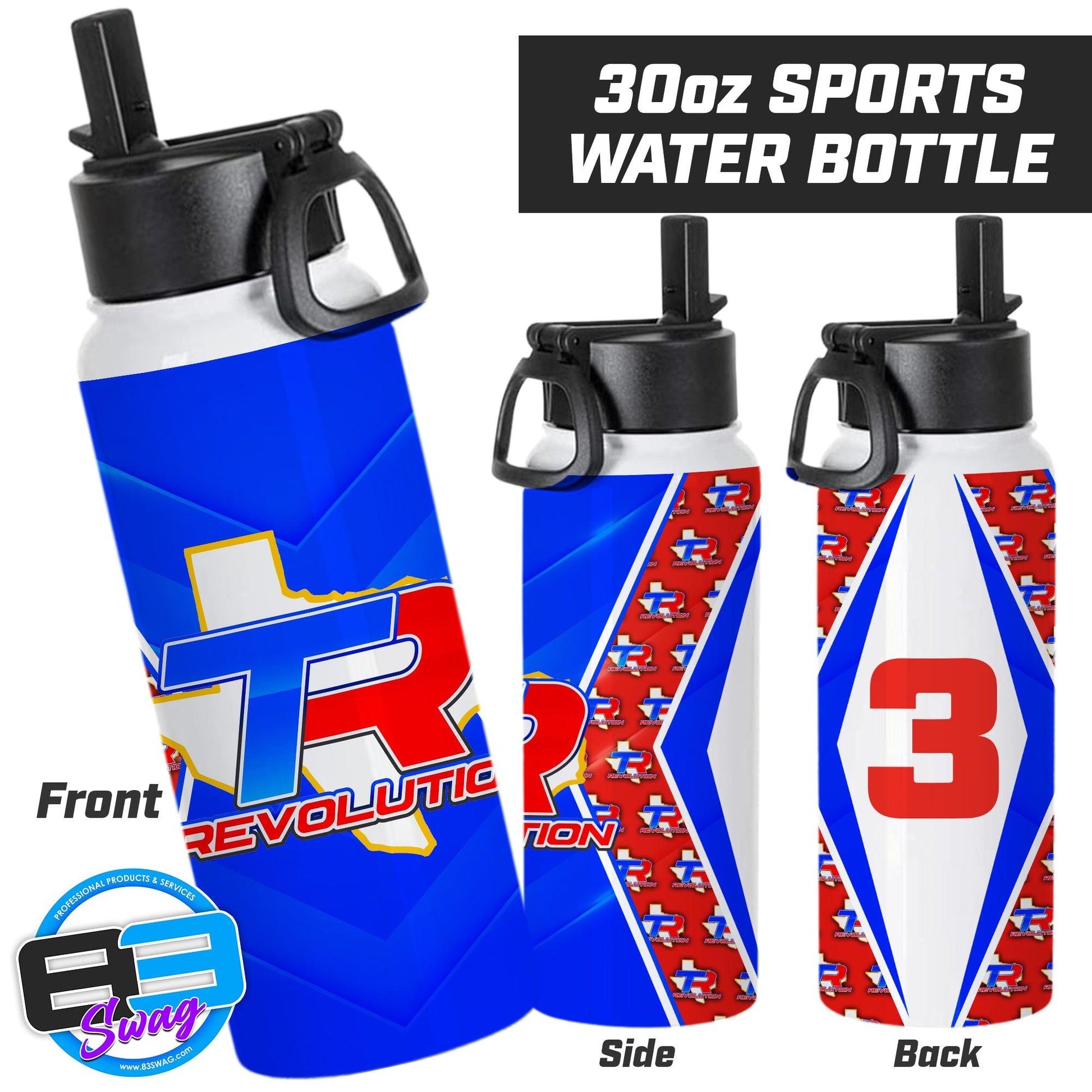 Texas Revolution Softball - 30oz Sports Tumbler - 83Swag