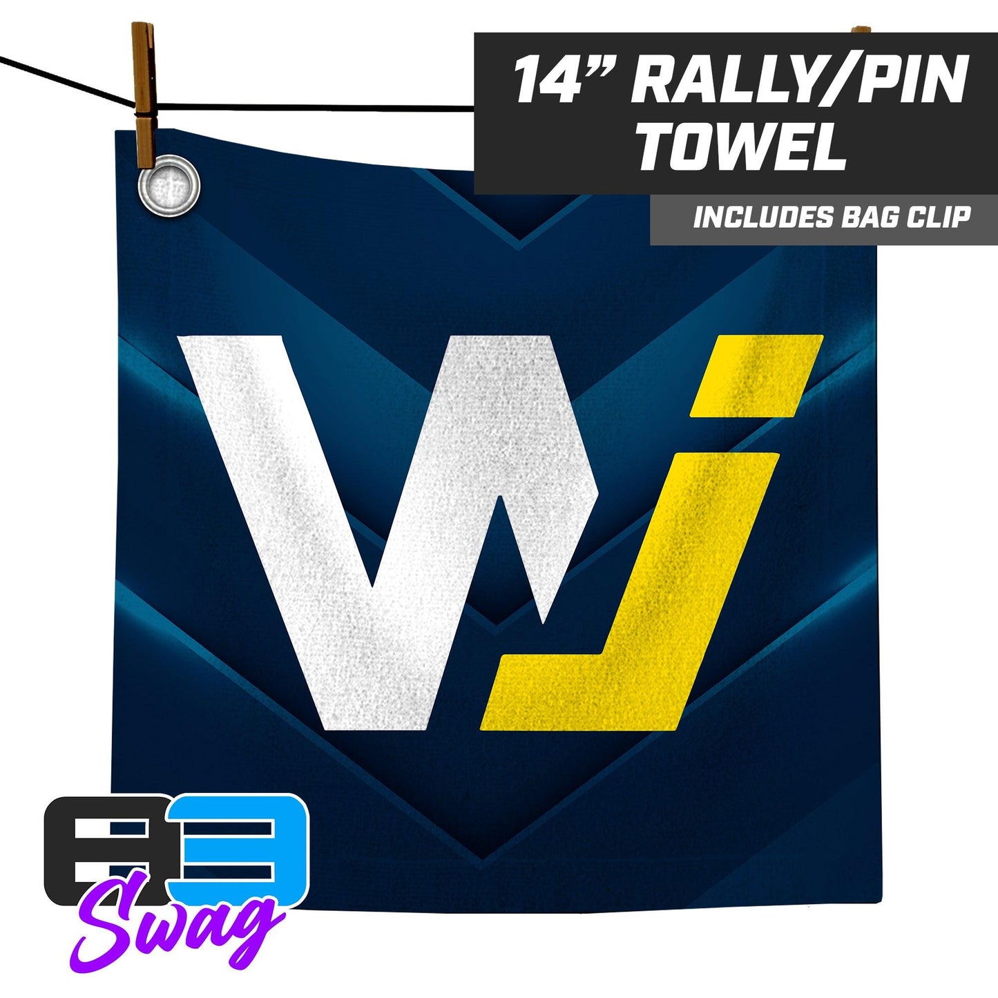 The WJ Collection - 14"x14" Rally Towel - 83Swag