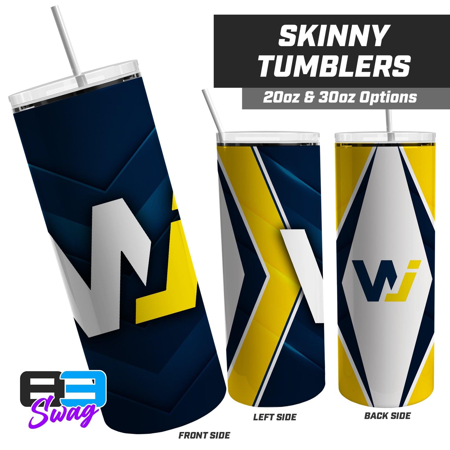 The WJ Collection - 20oz & 30oz Skinny Tumbler - 83Swag