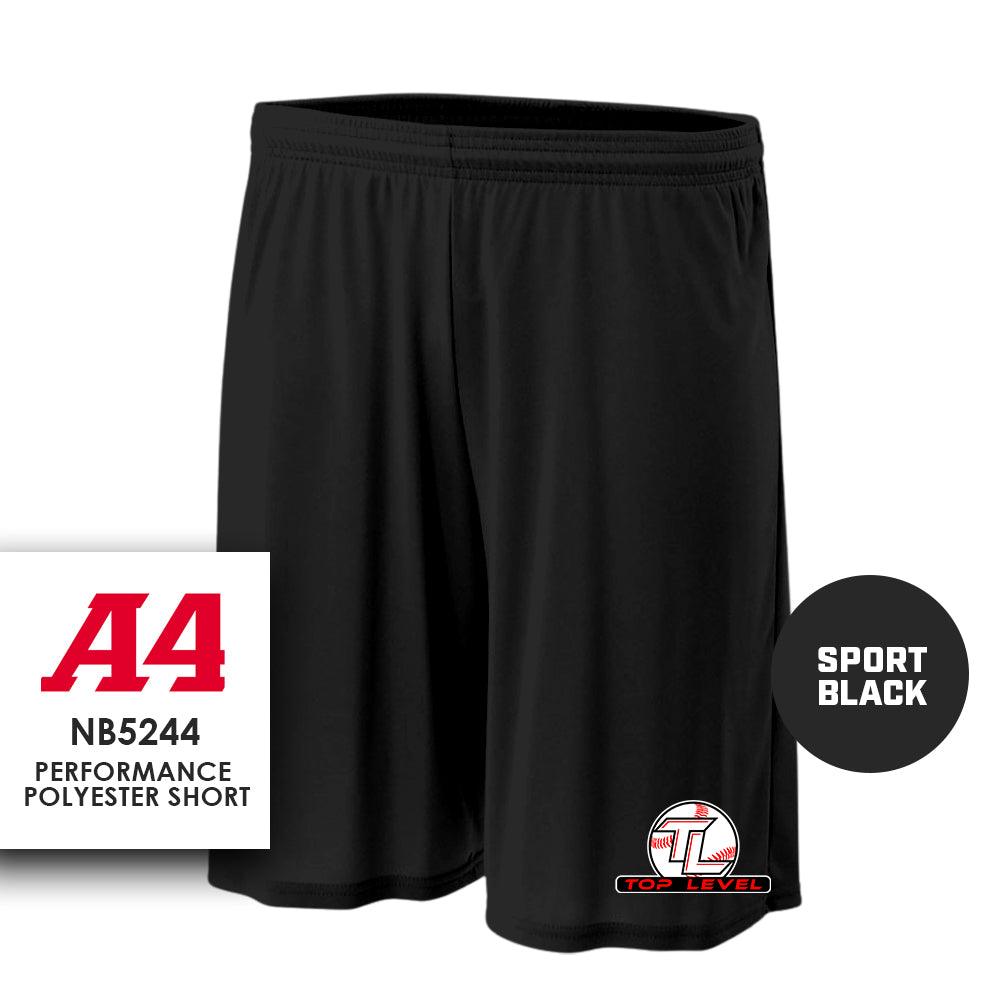 Top Level Baseball V1 - Performance Shorts - MULTIPLE COLORS - 83Swag