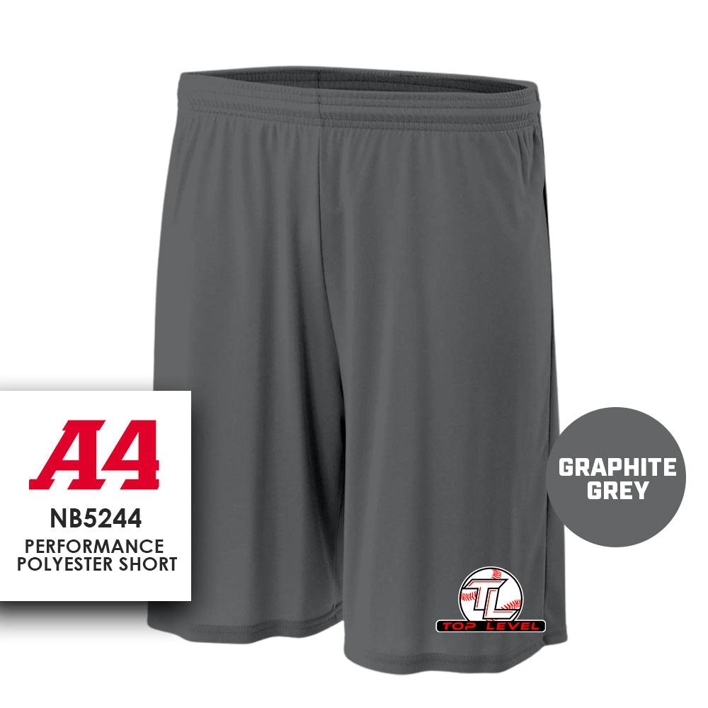 Top Level Baseball V1 - Performance Shorts - MULTIPLE COLORS - 83Swag
