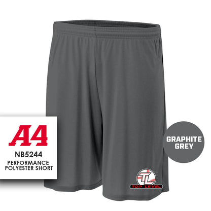 Top Level Baseball V1 - Performance Shorts - MULTIPLE COLORS - 83Swag