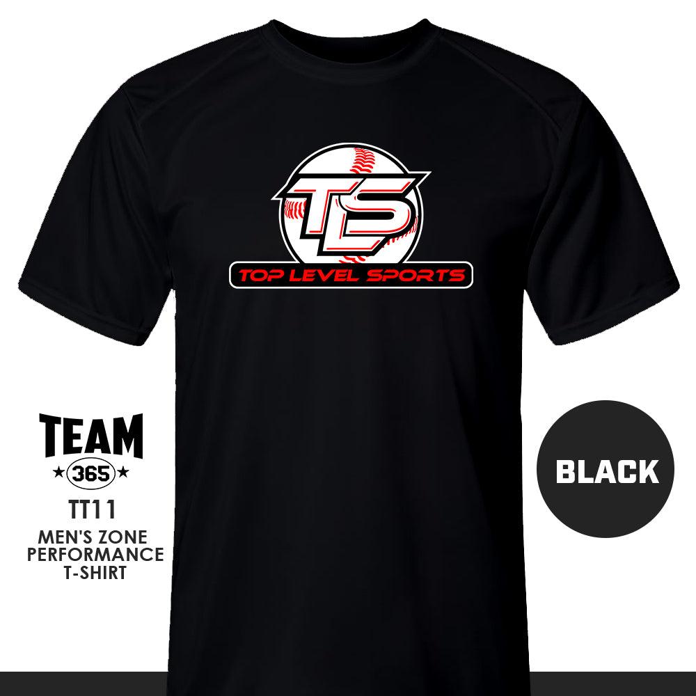 TOP LEVEL SPORTS - Crew - Performance T-Shirt - MULTIPLE COLORS AVAILABLE - 83Swag