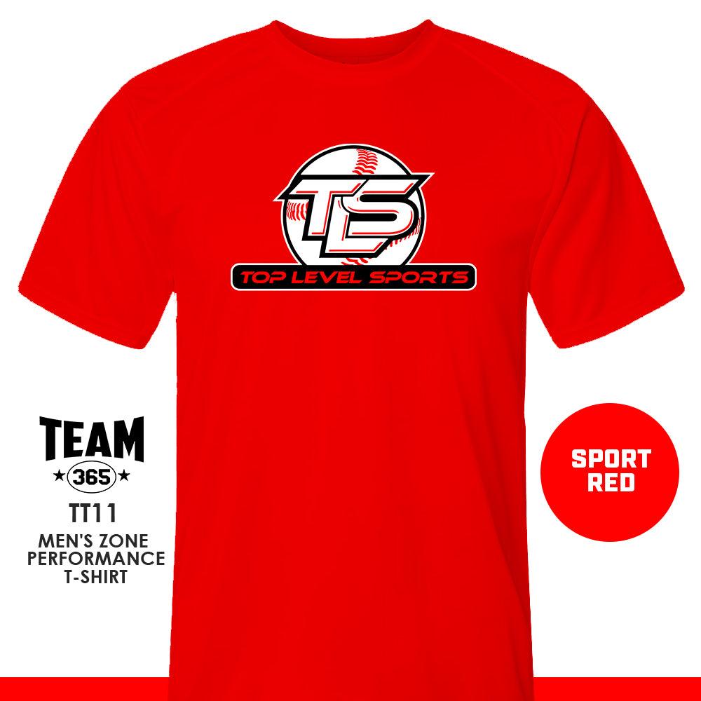TOP LEVEL SPORTS - Crew - Performance T-Shirt - MULTIPLE COLORS AVAILABLE - 83Swag