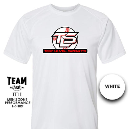 TOP LEVEL SPORTS - Crew - Performance T-Shirt - MULTIPLE COLORS AVAILABLE - 83Swag