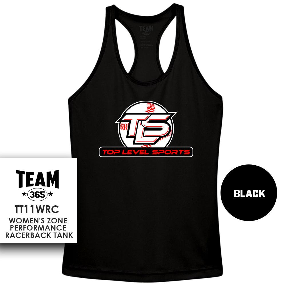 TOP LEVEL SPORTS - Performance Women’s Racerback T - MULTIPLE COLORS AVAILABLE - 83Swag